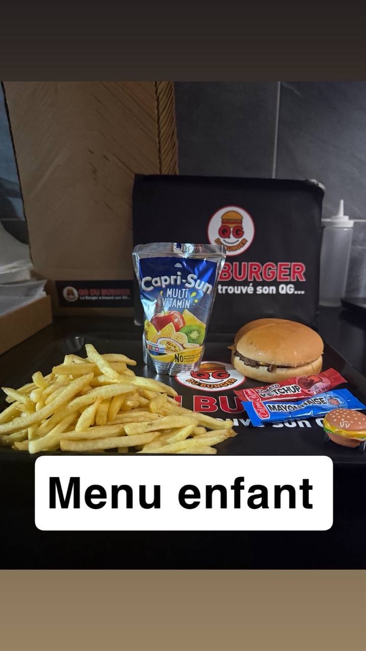 Menu Enfant